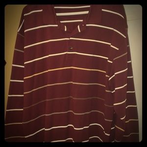 EUC. Long sleeve polo shirt